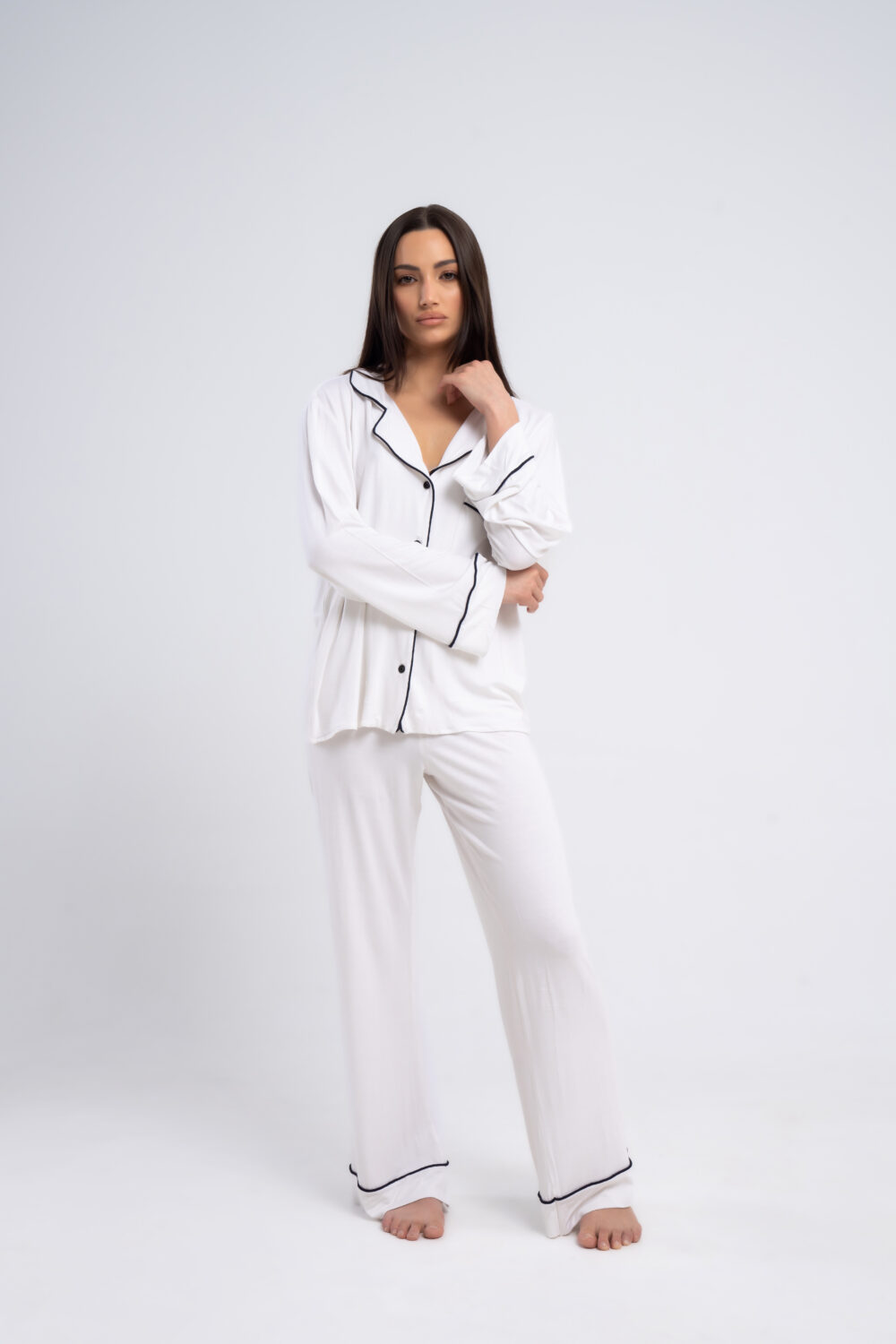 set-pijama-bumbac-elastic-soft-white-melegim