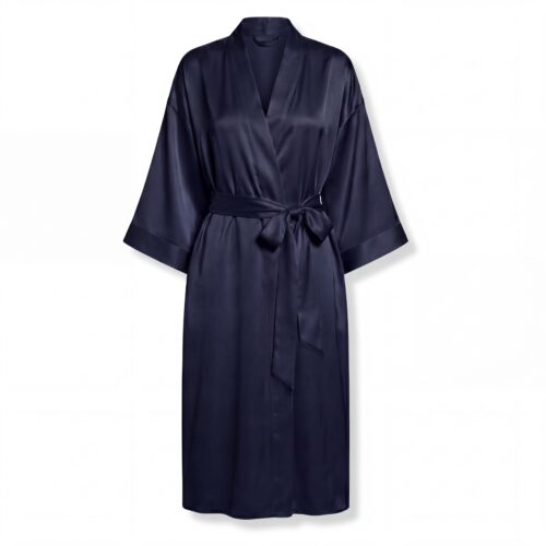 Silk-blue-lake-robe-long-mulberry-silk-melegim