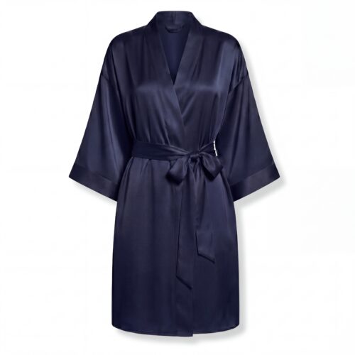 Silk-blue-lake-robe-short-mulberry-silk-melegim