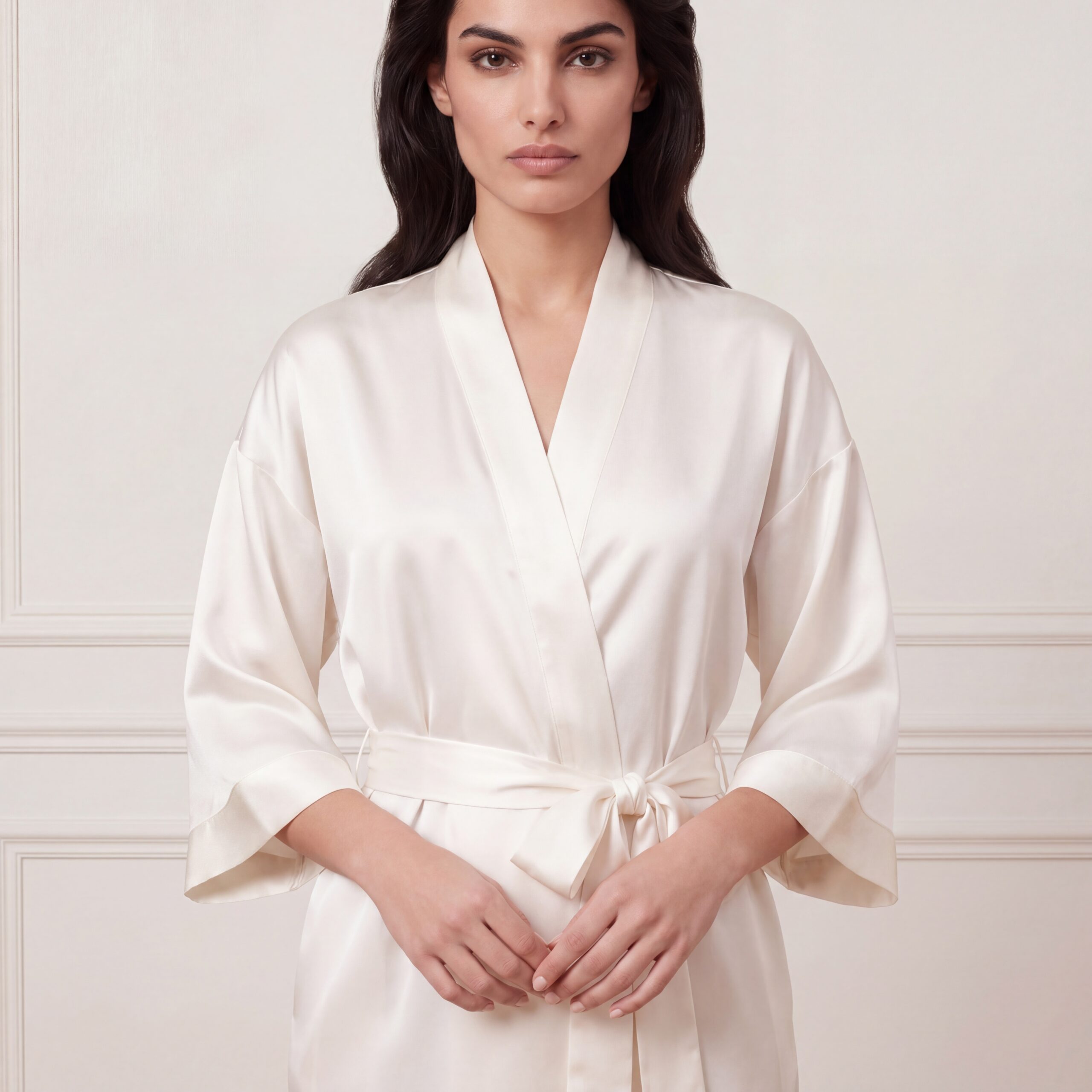 Silk-ivory-robe-short-mulberry-silk-melegim